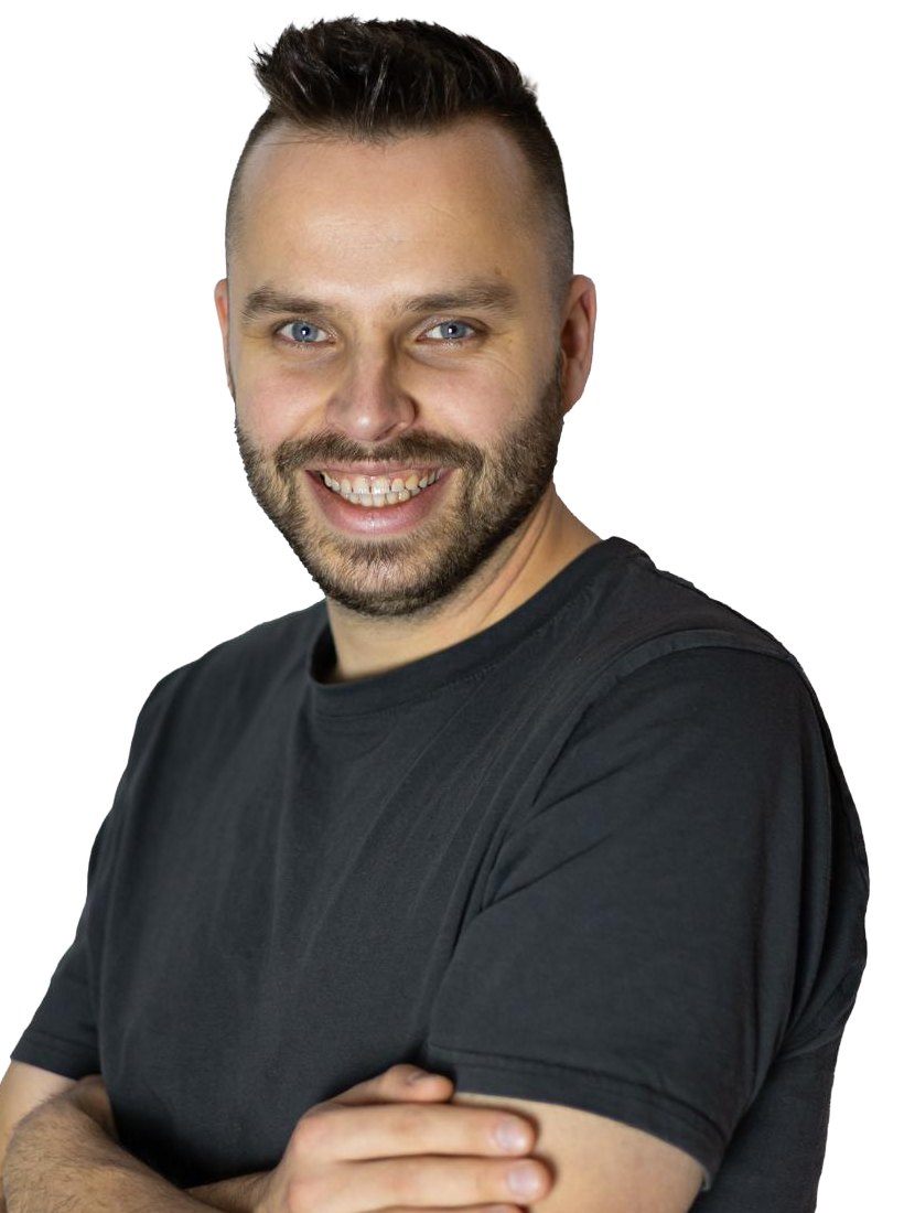 Martin Štěrba při focení portrétu